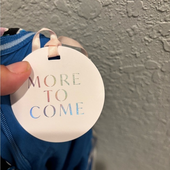 NWT* More to Come Maggie Twist Mini Dress in Blue Floral - Women's small - Picture 5 of 5